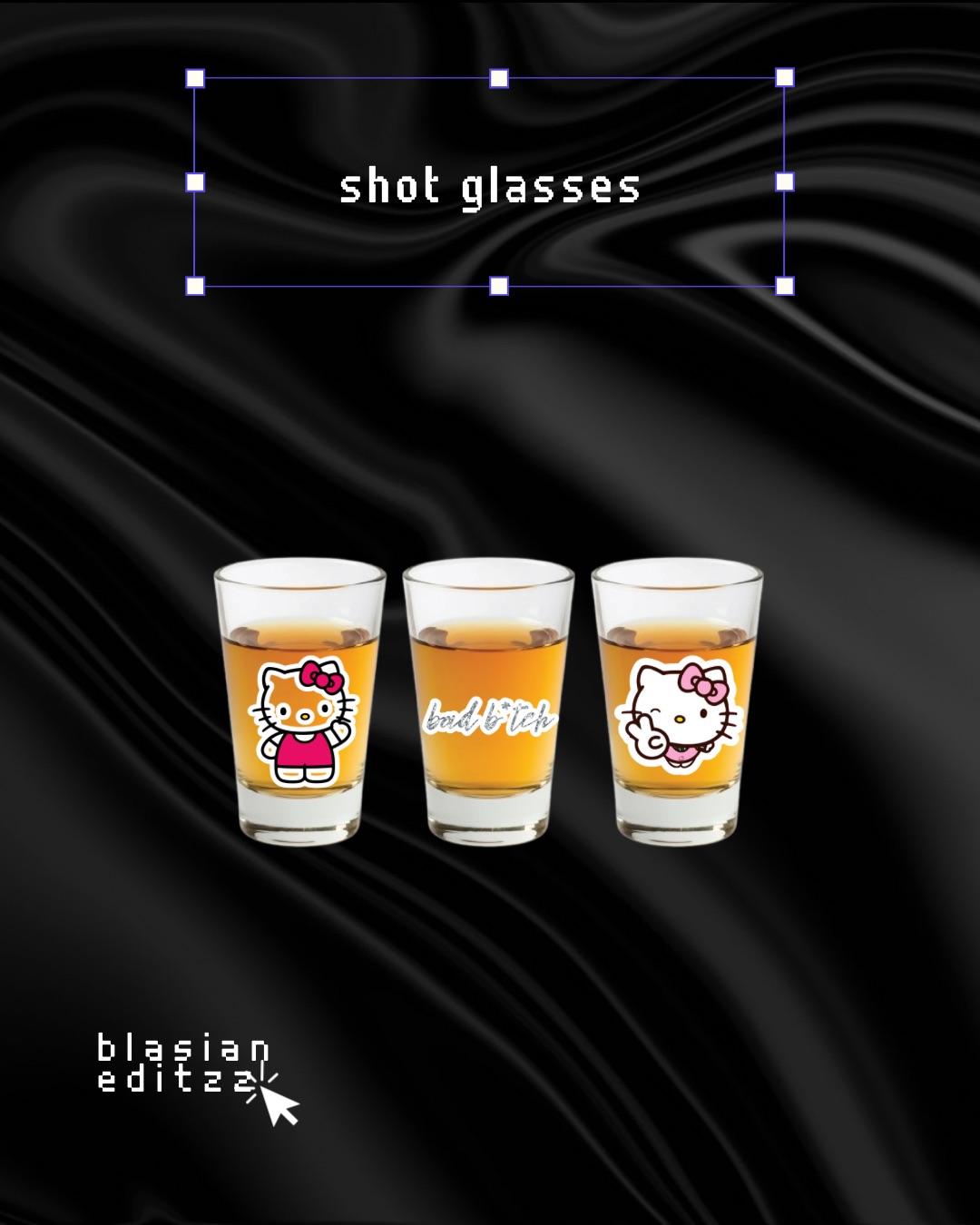 6PCS CUSTOM SHOT GLASSES