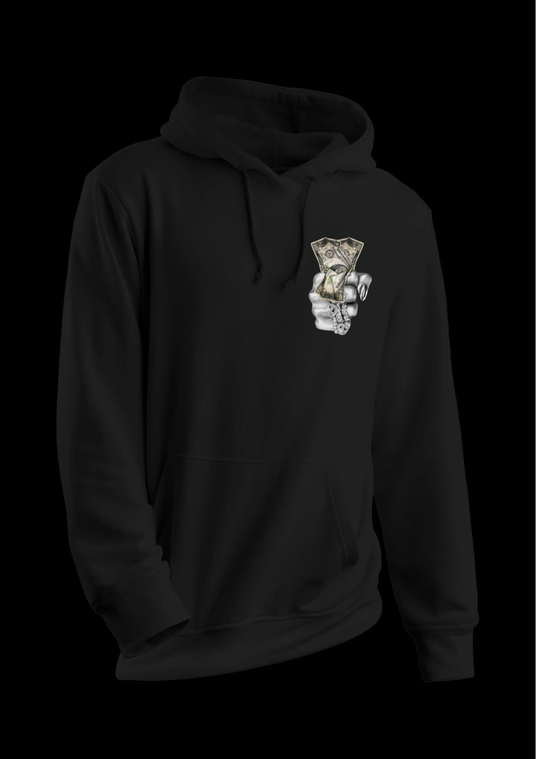 "MONEY GRABBA" HOODIE - BLACK