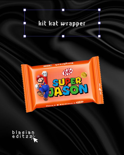 10 CUSTOM CHOCOLATE WRAPPERS