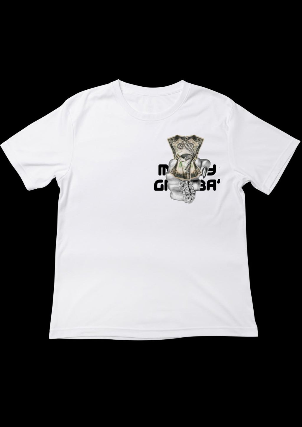 MONEY GRABBA' TEE - WHITE